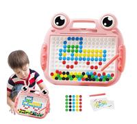 Tavolo Da Disegno Magnetico - Disegno Magnetico Della Rana, Lavagna Con Perline Magnetiche, Blocco Per Scarabocchi Interattivo Per Bambini | Tavole Di Design A Forma Di Rana Con Penna, Per Giocattoli