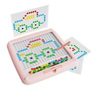 Tavolo da disegno magnetico per bambini, tavolo da disegno magnetico per bambini, con perline magnetiche, giocattolo per bambini a partire dai 3 anni in su