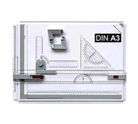 Tavolo da disegno professionale A3 con triangolo scorrevole e quadrato a T, per ingegneri e studenti di design
