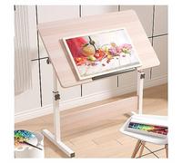 Tavolo da disegno regolabile in altezza con piano inclinabile, scrivania ideale per studio artistico e scrittura artistica mobili essenziali per la creatività