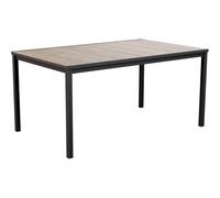Tavolo da Esterno Keter Porto 160 cm in Metallo effetto Legno