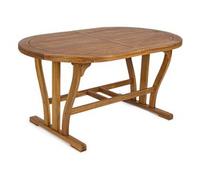 Bizzotto Tavolo Noemi in Legno Ovale ALLUNGABILE 150-200 x 90