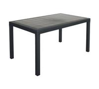 Bica grande tavolo in tecnorattan antracite Houston
