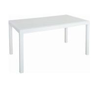 Tavolo da esterno polipropilene HOUSTON Fisso Bianco (150x90x74cm) 9094