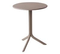 Tavolo da esterno polipropilene STEP Fisso Tortora (60,5x40cm) 40056 10 000