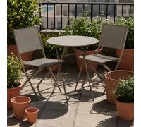 Tavolo da giardino 60x71 cm pieghevole caffè Greensboro marrone