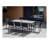 Moia Greenwood Alghero Tavolo Outdoor Antracite Gres Grigio 180×90 cm