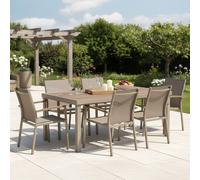 Tavolo da giardino allungabile 90 180x90x75,5 cm - Piazza caffè marrone