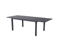 TAVOLO DA GIARDINO ALLUNGABILE IN ALLUMINIO GRIGIO ANTRACITE SARDEGNA DA ESTERNO