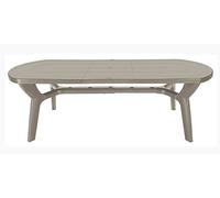 Tavolo da giardino allungabile in plastica/resina 180/230 cm + OMAGGIO