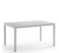 Tavolo da giardino bianco in polipropilene tavoli bianchi da esterno per balconi