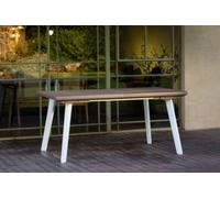 TAVOLO DA GIARDINO ESTENSIBILE HARMONY CM. 162/241X100X74H BIANCO TORTORA