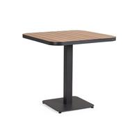 TAVOLO DA GIARDINO ESTERNO BELMAR 75X75 CM ANTRACITE BIZZOTTO