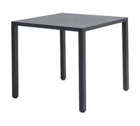 Tavolo da giardino impilabile Contract in acciaio antracite 80x80 cm Antracite