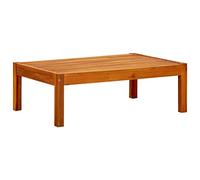 Tavolo da Giardino in Legno Massello di Acacia 85x57x29 cm, Elegante e Resistente per Esterni, Tavolino da Terrazza o Patio con Finitura a Olio, Facile da Pulire e Durevole