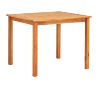 Tavolo da Giardino in Legno Massello di Acacia 88x88x74 cm con Foro per Ombrellone, Robusto e Resistente, Design Senza Tempo per Patio, Terrazza o Giardino, Facile da Montare e Manutenere