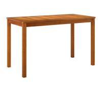 Tavolo da giardino in legno massiccio di acacia, 110 x 55 x 67 cm, per | Legno tropicale durevole, stabile, ampia superficie, si abbina a divani, istruzioni di montaggio incluse (lingua italiana non