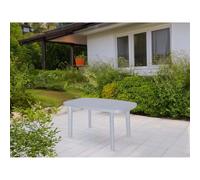 Tavolo da giardino in polipropilene St.moritz grigio perla 140x80 Grigio perla