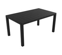 Tavolo da Giardino in Resina Antracite Davide 147 x 88 x 74 cm Toomax