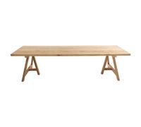 Tavolo da giardino in teak riciclato 12/14 persone lung. 300 cm