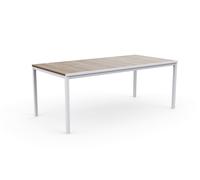 Tavolo da Giardino Keter Porto 200x95x75 cm Deco Coat Piano Effetto Legno Frassino