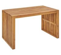 Tavolo da giardino legno di acacia chiaro 120 x 70 cm BELLANO