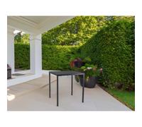 Tavolo da giardino Loki in metallo antracite 80x80x74 cm Antracite