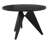 Tavolo da giardino metallo nero 110 cm OLMETTO