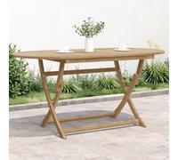 Tavolo da Giardino Pieghevole 160x85x75cm Legno Massello Acacia per Esterno, Rustico Tavolo da Pranzo all'Aperto con Piano Robusto, Facile da Pulire e Riporre, Ideale per Giardino Terrazza Patio