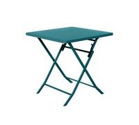 Tavolo da giardino pieghevole 71x70x70 cm Greensboro blu azzurro