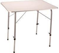Tavolo da Giardino Pieghevole Rettangolare 80x60x50/69 cm Bianco DecHome