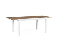 Tavolo da Giardino Rettangolare Allungabile Bizzotto Elias 140-200X90CM Bianco S