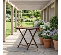 Tavolo da Giardino Rettangolare Legno 60x100x75 cm Marrone VivaGarden
