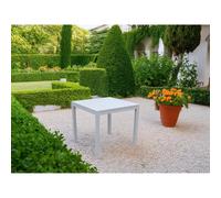 Tavolo Alluminio Bianco 70x70 cm ESTERNO VERANDA GIARDINO