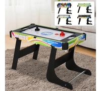 Tavolo da Gioco 4 in 1 per Calcio-Balilla, Biliardo, Air Hockey e Ping Pong con Accessori Inclusi, Tavolo Pieghevole in MDF e Plastica, Multicolore Il nostro tavolo da gioco 4 in 1 HOMCOM permette di 