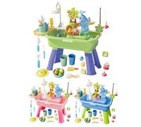 Tavolo Da Gioco Acquatico - Lavello 4 In 1 Con Acqua Corrente | Tavolo Da Gioco Per Bambini Da 4 A 8 Anni Con Giocattoli Da , Tavoli Giocattolo Adattabili Per Acque Estive Per Bambini, Lavello Gi