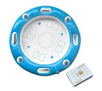 Tavolo Da Gioco Da Biliardo Galleggiante - Tavolo Da Gioco Piscina Nuoto Con Titolari Di Bevande | Tavolo Da Gioco Galleggiante Accanto Alla Piscina - Gioco Di Carte Impermeabili Gonfiabili