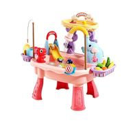 Tavolo da gioco d'acqua all'aperto - Bacino da giardino per giardino, centro di gioco cinetico a tema animali, set fontana per tutti, kit di laboratorio di fisica