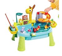 Tavolo da gioco d'acqua per bambini, per esterni, rubinetto a giraffa, accessorio Tun-als-ob, giocattolo sensoriale per attività all'aperto, giochi di ruolo, coordinazione occhio-mano, giardino