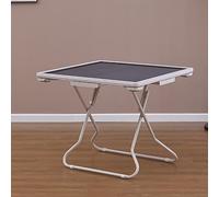 Tavolo da gioco portatile per 4 giocatori con portabicchieri e vassoi per Mahjong, Poker, Blackjack e Domino Games