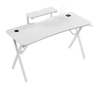 Tavolo da gioco Tempest Haven White 140x60 cm RGB Bianco