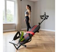 Tavolo da inversione for uso domestico, barella for la schiena con supporto for caviglia e trazione cervicale, panca for stretching decompressivo regolabile in lunghezza
