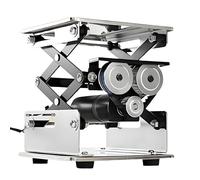 Tavolo da laboratorio regolabile e supporto per campioni, piattaforma di sollevamento a forbice in acciaio inossidabile, supporto per martinetti elettrici, supporta fino a 10 kg, altezza di