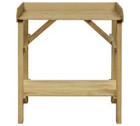 Tavolo da Lavoro da Giardino in Legno Impregnato 75x40x90cm