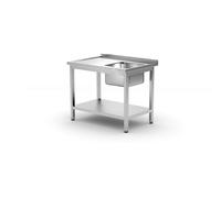 TAVOLO DA LAVORO HENDI In Metallo 812938