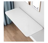 Tavolo da lavoro moderno, pieghevole, compatto, salvaspazio, 60 x 20 cm, ideale per casa, ufficio o piccoli spazi, colore: bianco