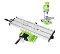 Tavolo da Lavoro per Fresatrice Mini | Macchina in Lega di Alluminio con Asse XY Regolabile e Preciso | Tavolo Multifunzione - Per Lavorazioni Di Taglio Intaglio Fresatura Saldatura