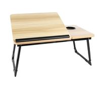 Tavolo da letto per computer portatile, regolabile in altezza e angolo, supporto lettura e computer portatile, lapdesk pieghevole, tavolo per letto/divano/pavimento, 56 x 33 x 24 cm (colore originale)