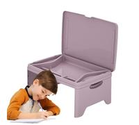 Tavolo da letto per computer portatile - Scrivania pieghevole leggero, vassoi alimentari portatili per mangiare sul divano, scrivania da letto per seggiolino auto