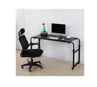 Tavolo da letto per computer, tavolo da letto con ruote, postazione di lavoro in piedi regolabile in altezza, vassoio per alimenti, scrivania con ruote per letto singolo/matrimoniale/queen size/king